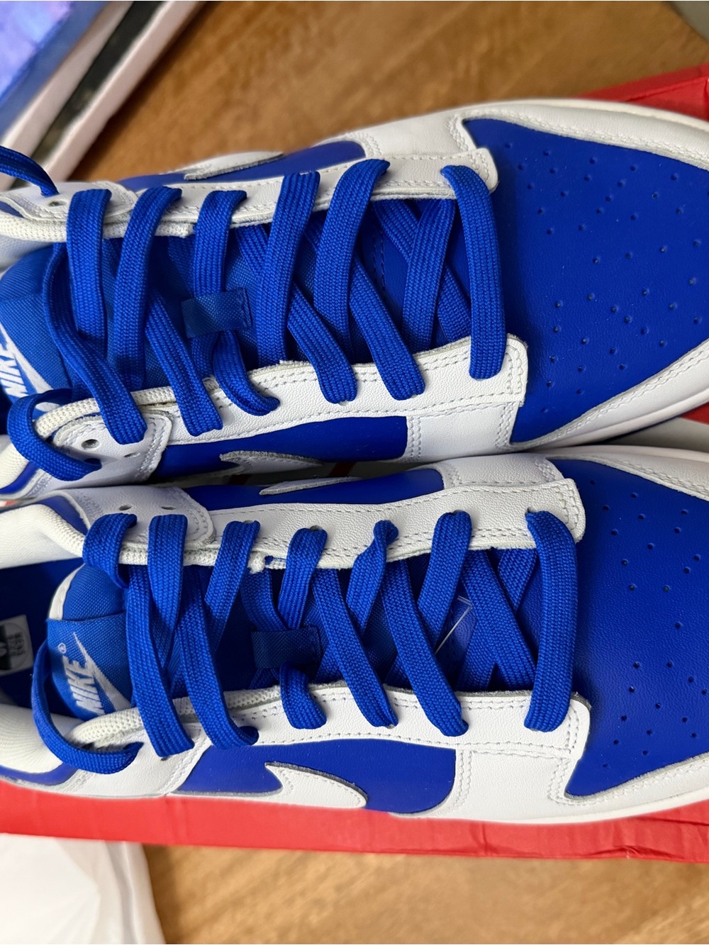 Nike dunk low racer blue